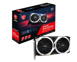 Radeon RX 6750 XT MECH 2X 12G OC
